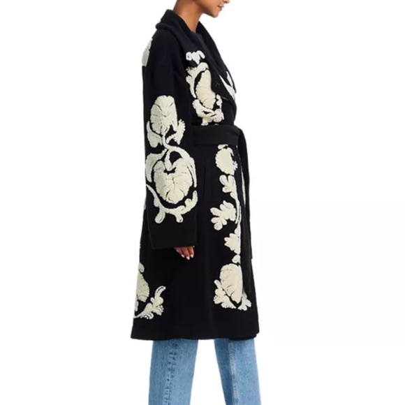 FARM RIO Helen Fleece Belted Coat - Picture 3 of 8